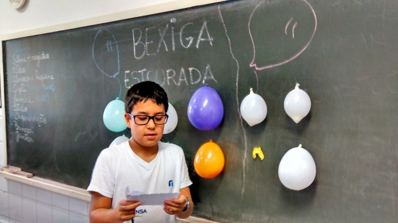 ESTOURANDO BALÕES E APRENDENDO!